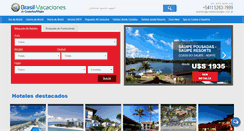 Desktop Screenshot of brasil-vacaciones.com.ar